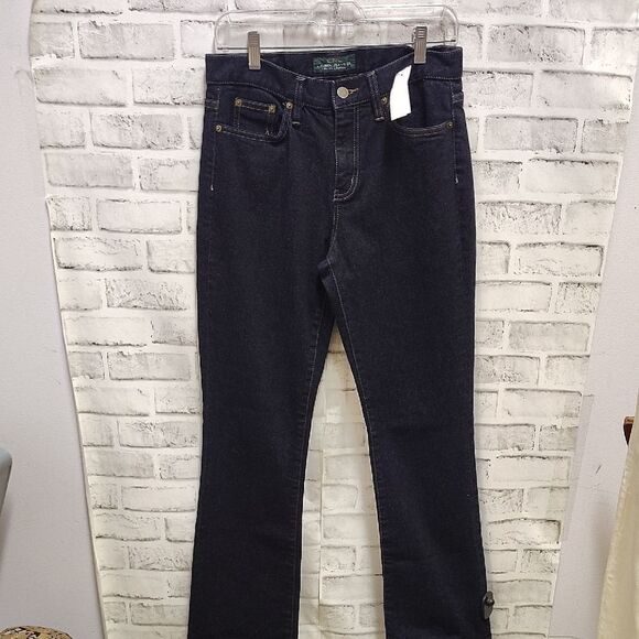 Dark Blue Denim Jeans - Picture 1 of 4